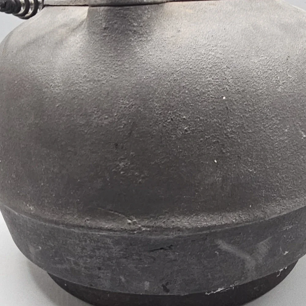 Vintage Wagner Ware Sidney O HUGE Cast Iron Tea Pot Kettle Swivel Lid Made USA
